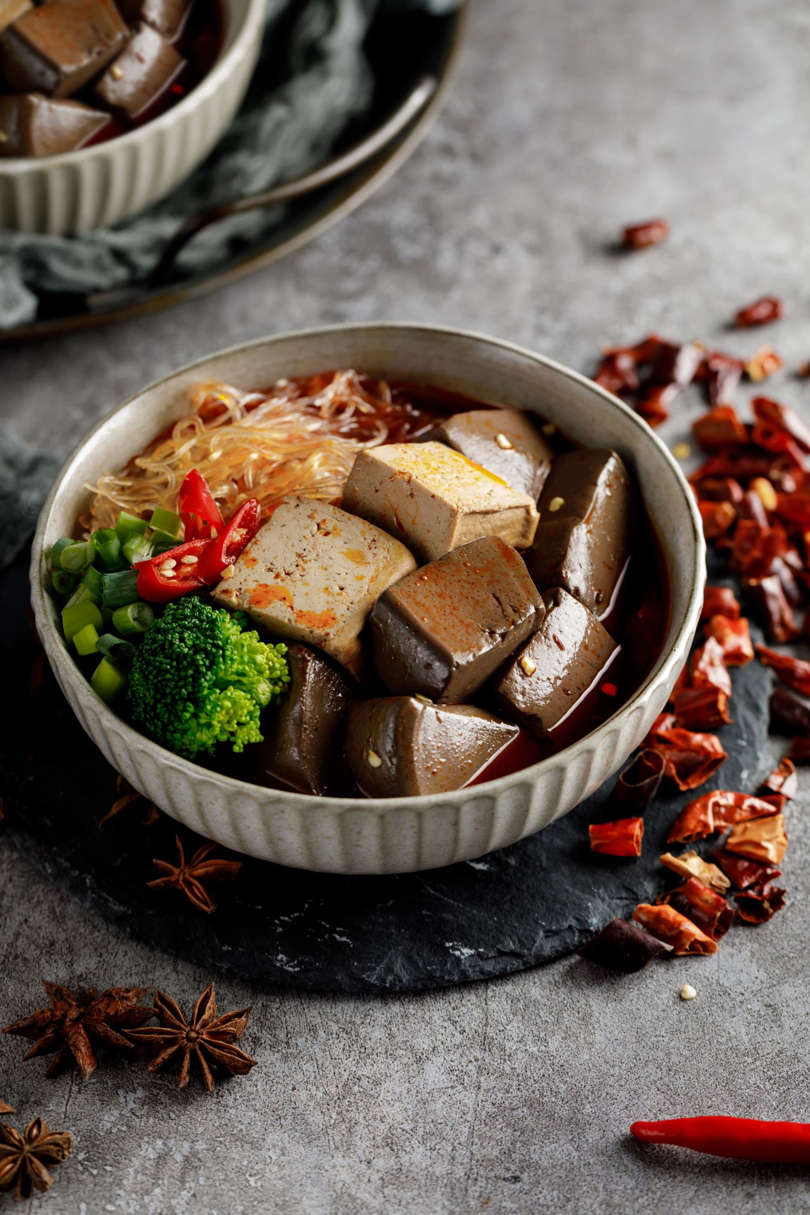 麻辣鴨血臭豆腐寬粉  2入裝